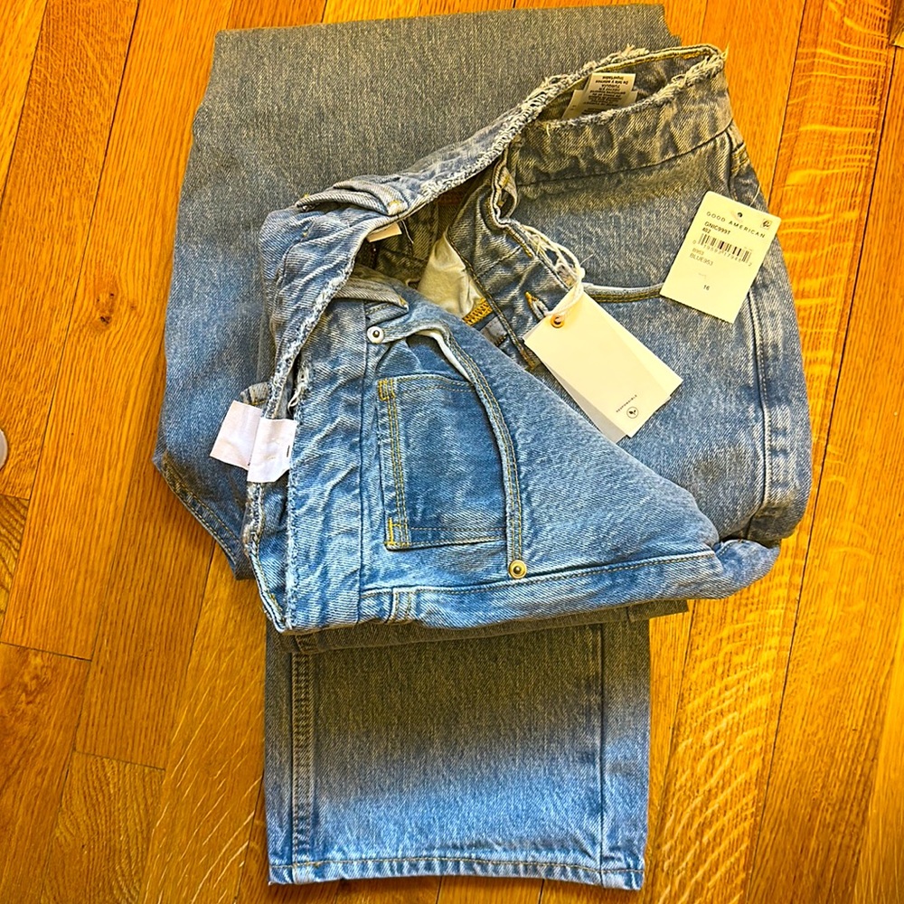 Good American Boyfriend Jeans NWT size 16